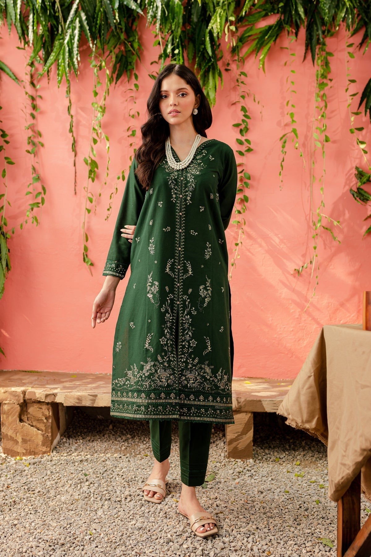 LIANA - 2PC EMBROIDERED SUIT