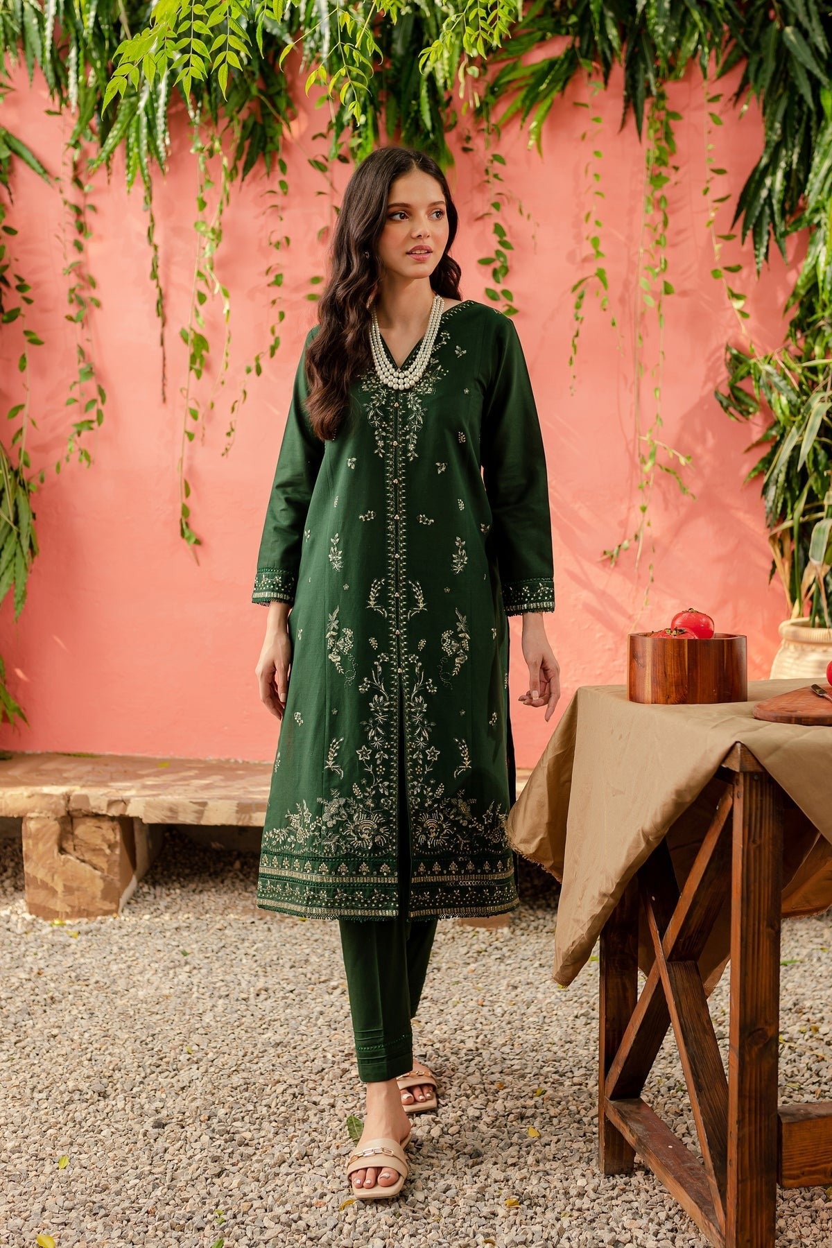 LIANA - 2PC EMBROIDERED SUIT