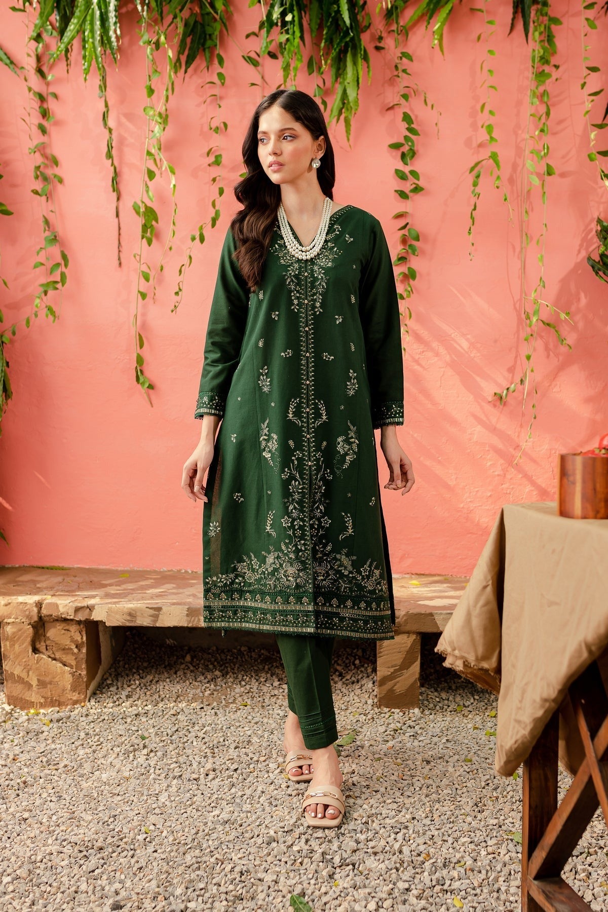 LIANA - 2PC EMBROIDERED SUIT