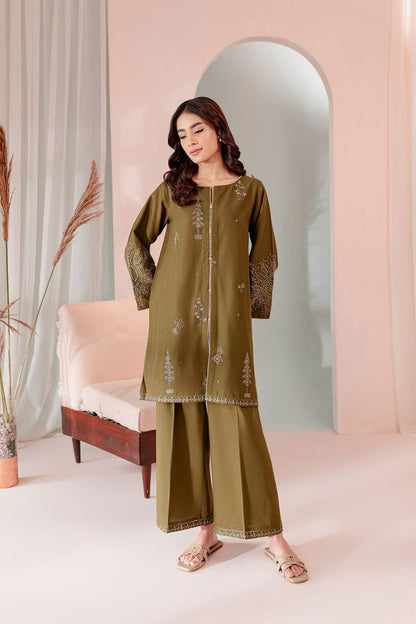 SEAWEED - 2PC EMBROIDERED SUIT